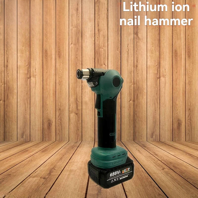 

Cordless Palm Nailer Auto Hammer Power Framing Nailer 0-90° Adjustable Palm Hammer Drill Lithium ion nail hammer