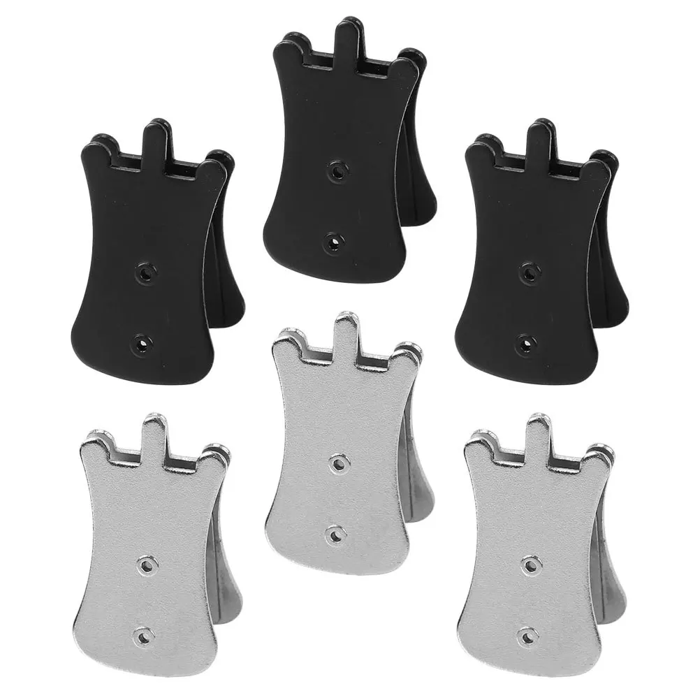 

6pcs Portable Erhu Mute Clip 90% Sound Dampening For Evening Practice Lightweight Durable Design Easy Install Erhu Practice