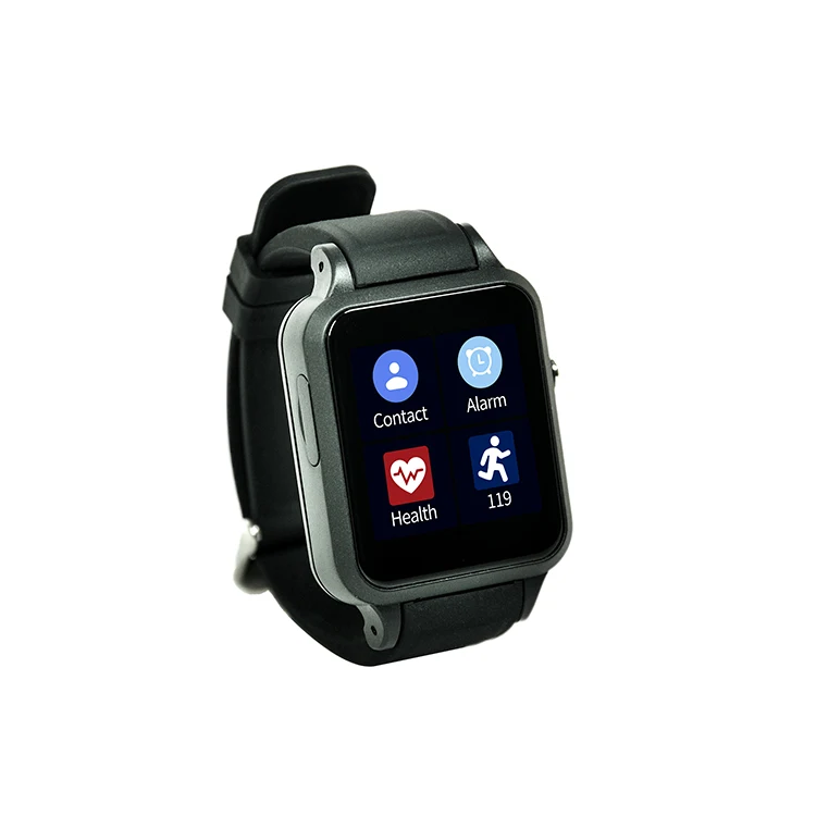 Seniors Fall Down Alarm Watch Locator Tracking Bidirectional Phone Call Smart Watch for Old Man