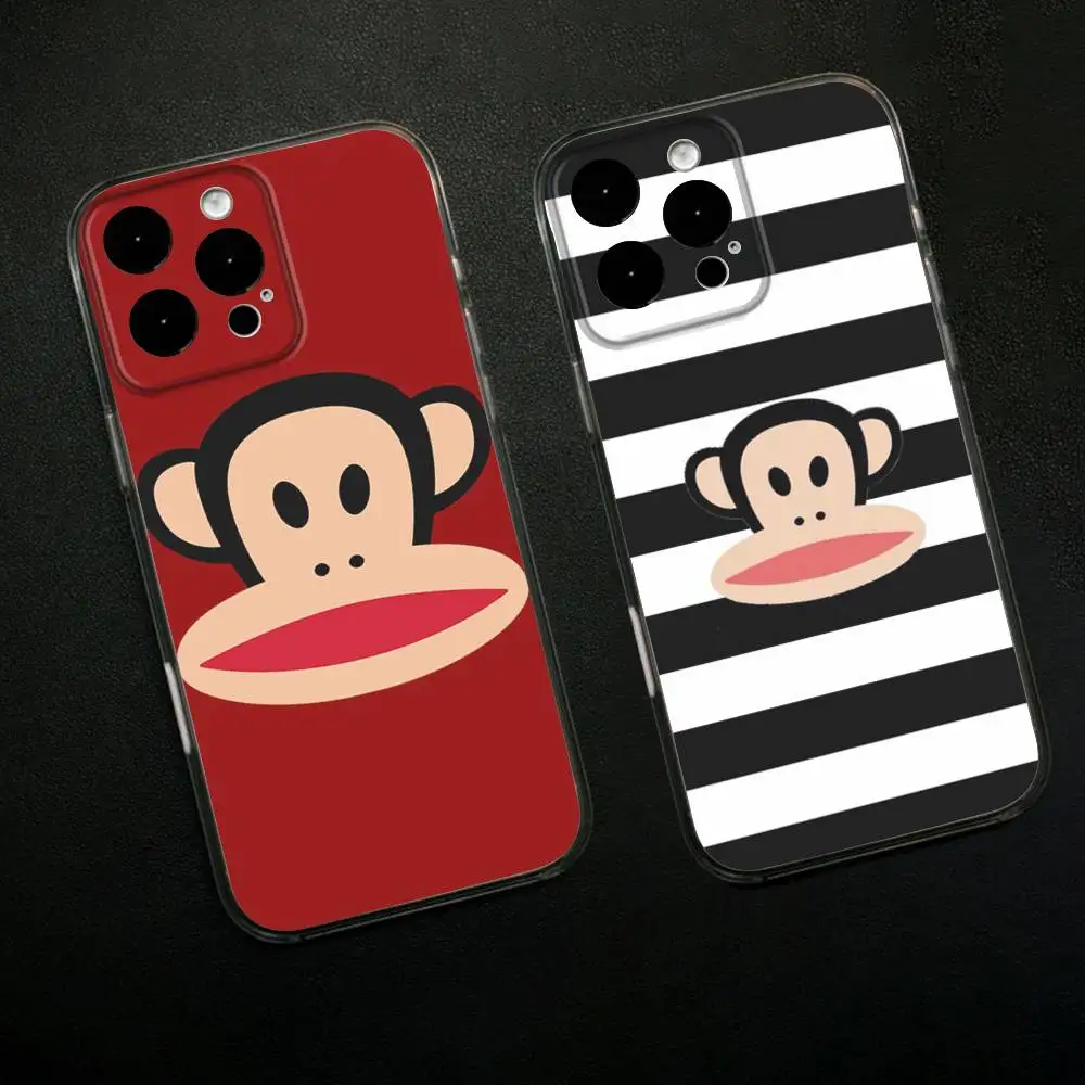 

P-Paul F-Frank Phone Case For iPhone 16,15,14,13,12,11 Plus,Pro,Max,XR,XS,X,7,8 SE,Mini Transparent Silicone Soft