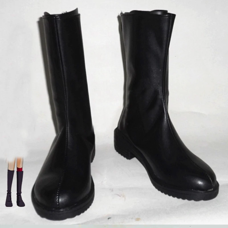Anime Soul Sakata Gintoki Kagura Imai Nobume chaussures Cosplay Sarutobi Ayame noir Okita Sougo bottes hommes femmes sur mesure