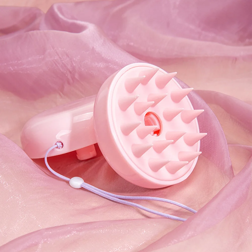 

Щетка для шампуня для кожи головы, портативный мягкий силиконовый массажер для кожи головы, скруббер для душа, мытье волос, отшелушивающее средство для удаления перхоти