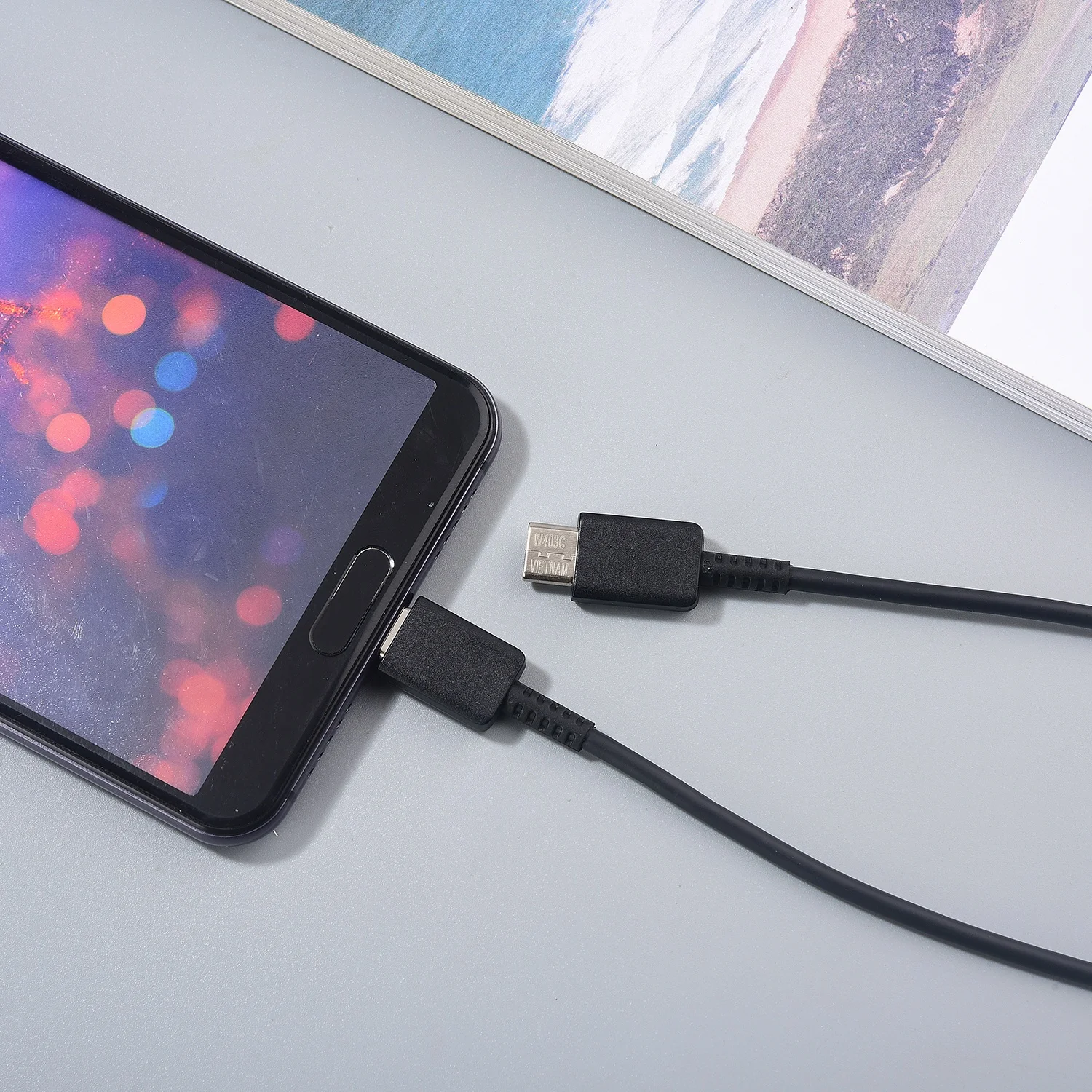 سامسونج S21 1/1.8 متر USB نوع C PD كابل 25 واط 45 واط 3A سريع شحن سريع كابل نقل بيانات ل غالاكسي نوت 20 S24 S25 الترا Z فليب أضعاف 6 7