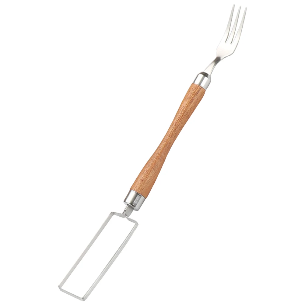 

304 Stainless Steel Watermelon Cutting Tool Slicer Fork Fruit Cutters Metal Kitchen Gadgets Melon Slice Dicing Tools Food