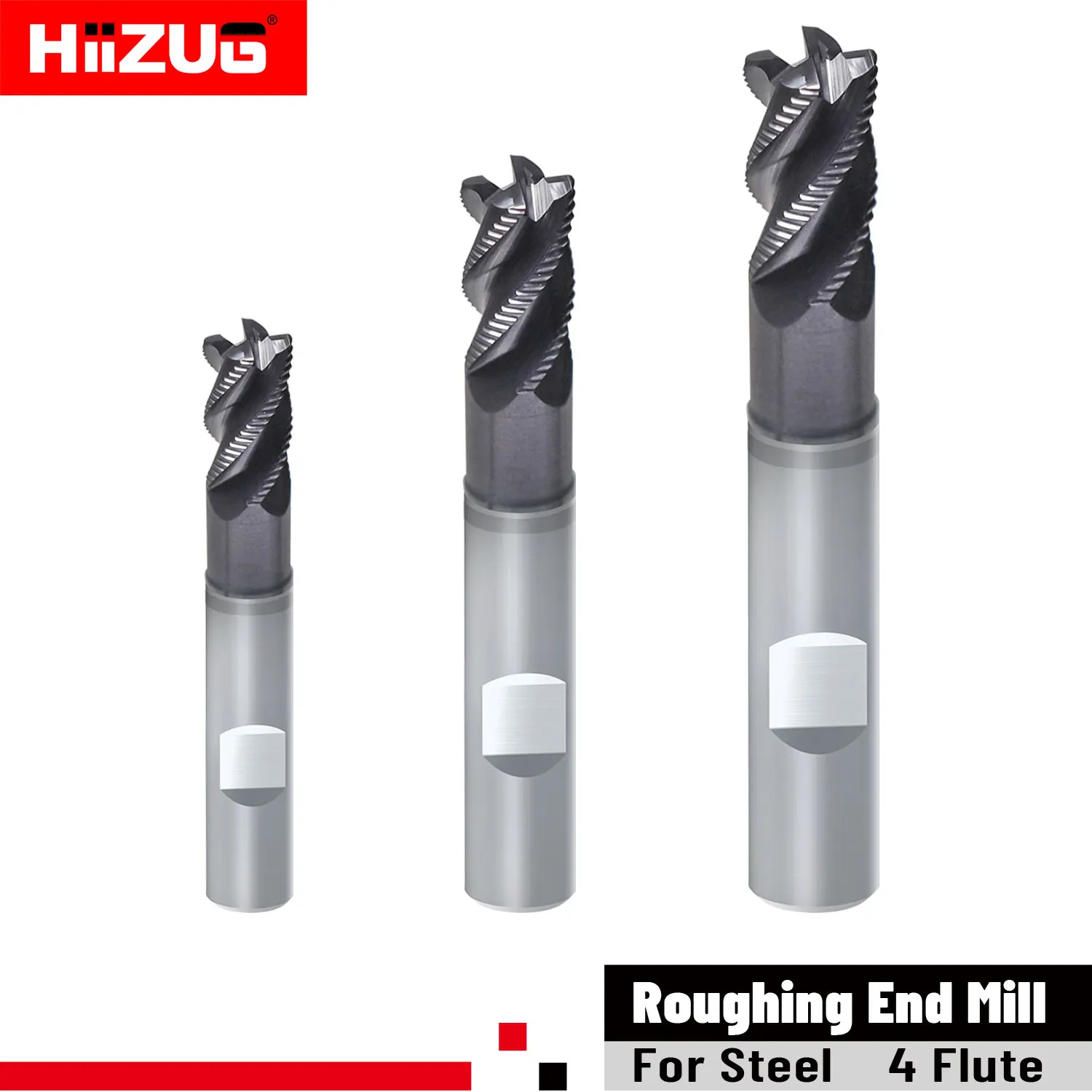 

1Pcs Roughing End Mill Solid Carbide Corrugated Milling Cutter for CNC machining centers milling engraving