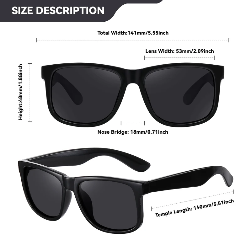2/3 PCS New Fashion Colorful Casual Polarized Sunglasses Unisex Suitable for Driving, Queuing Vacation, Shooting Props UV400