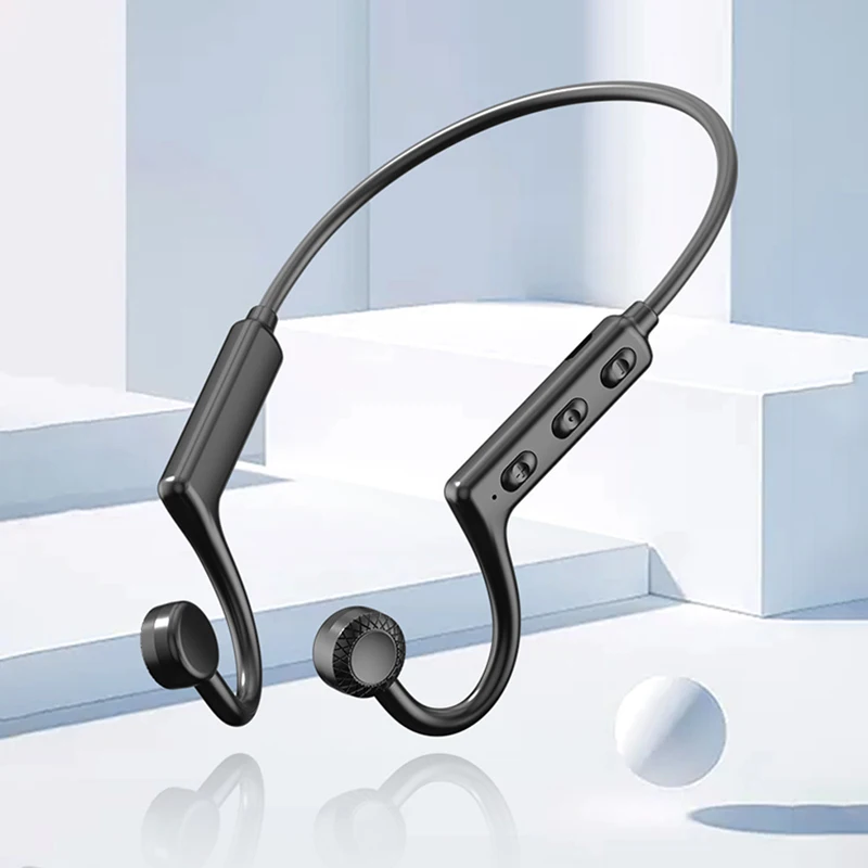 KS19 Wireless Air Conduction Bluetooth Headphones Sport TWS Bluetooth Neckband Headset Hearing Aids Earphones Handsfree With Mic