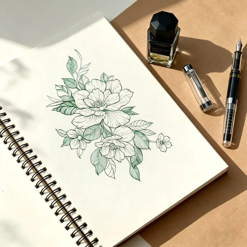 BANMI Fountain Pen EF F Nib Drawing Pen Art Tool Fine Line for Watercolor Sketch Painting Office School Supplies Stationery
