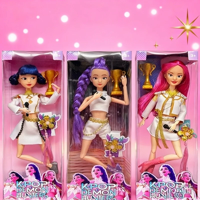 

Popular Kpop Demon Hunter action figure toy Derpys music girl group Rumi Mira Zoe Sussy action doll for fans Christmas gift