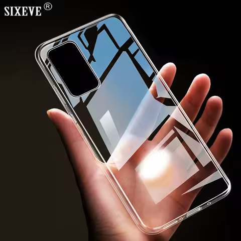 Clear Silicon Soft Case For Samsung Galaxy S10 S20 S21 S22 S23 S24 S25 Plus FE Note 20 Ultra Back Cover TPU Slim Shell Woman Man
