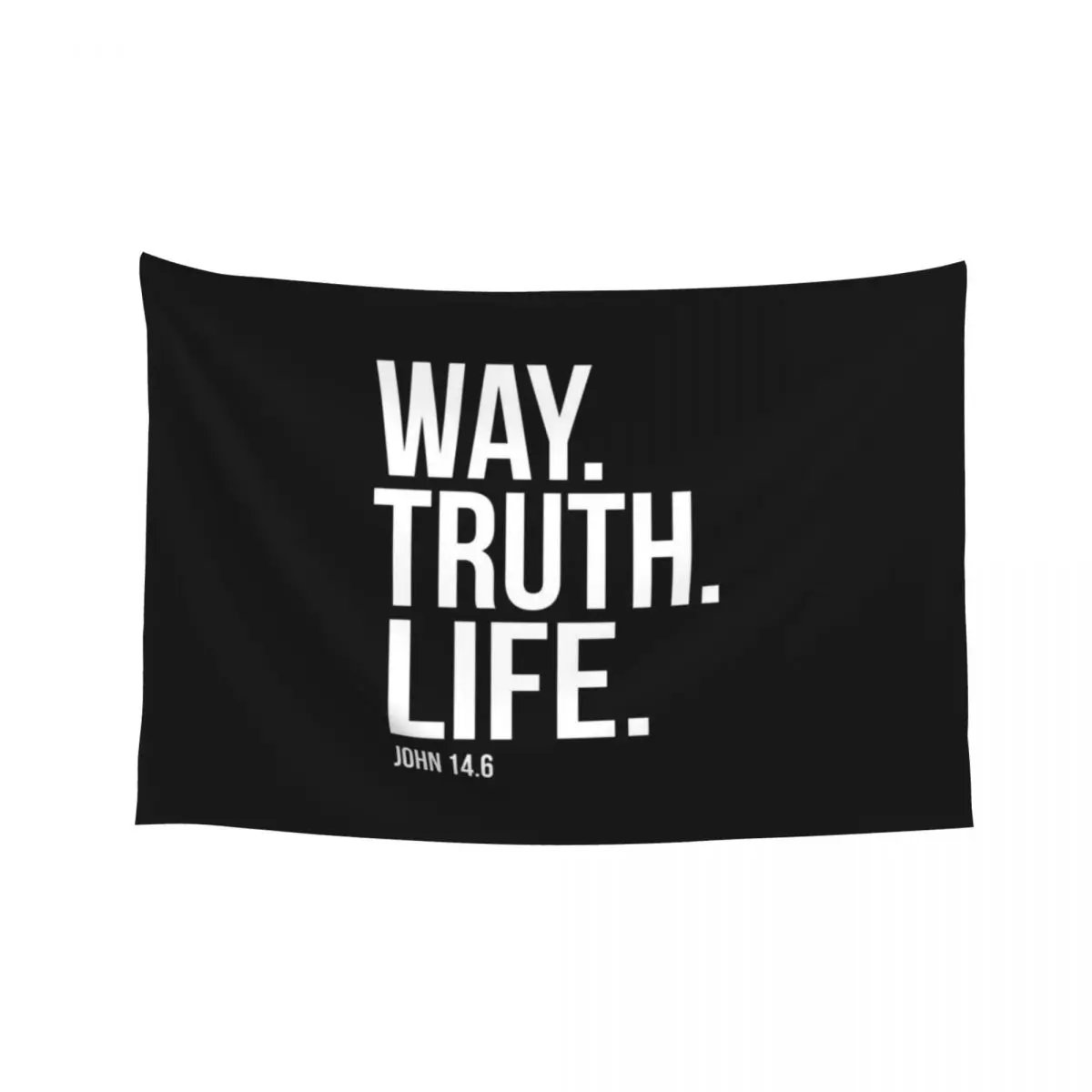 

Way Truth Life John 14:6 Bible Scripture Verse Christian Gift Tapestry Aesthetics For Room Home Decor Accessories Tapestry
