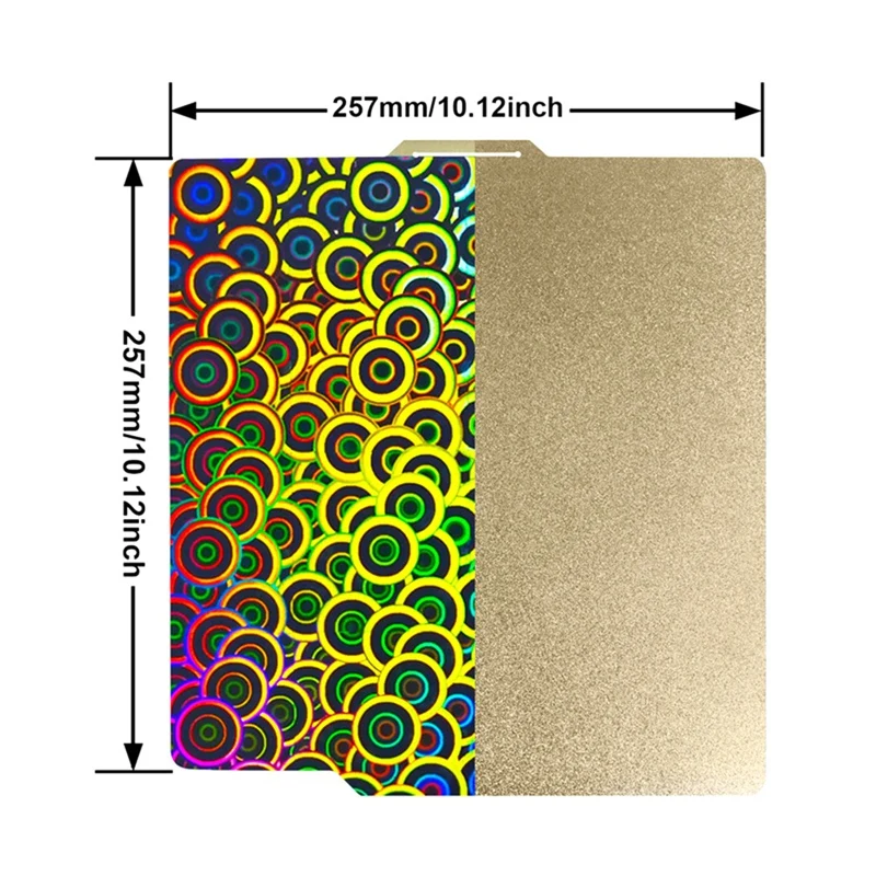 PEK Plate Plate For Bambu Lab A1/X1C/X1/P1P/P1S 3D Printer 257X257mm Double Sided Spring Plate