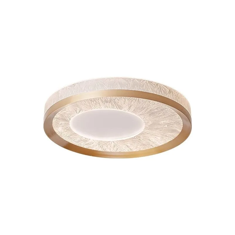 New full spectrum eye protection round lamp for bedroom, modern ceiling light with a high-end feel