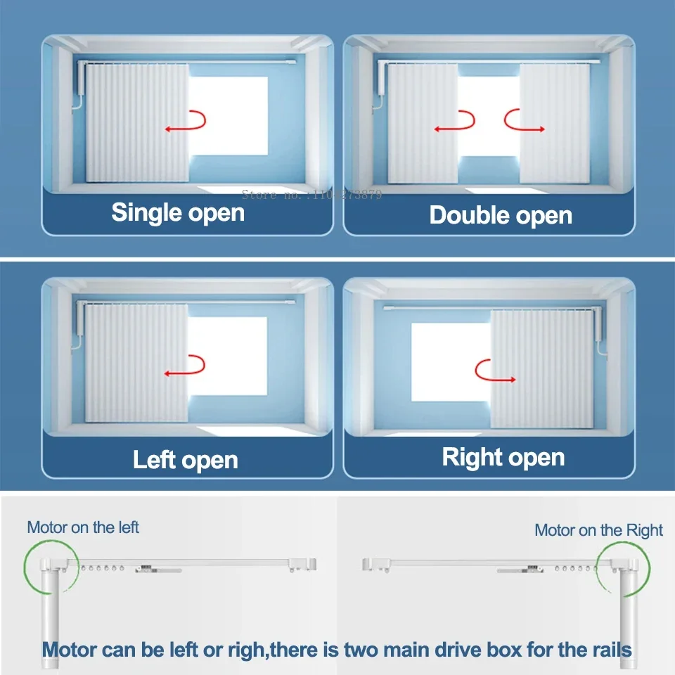 Dooya Smart Curtain Motor M2 with Curtain Track Cornice Set Mijia Xiaomi Home APP Remote Control Motorized Electric Rail System