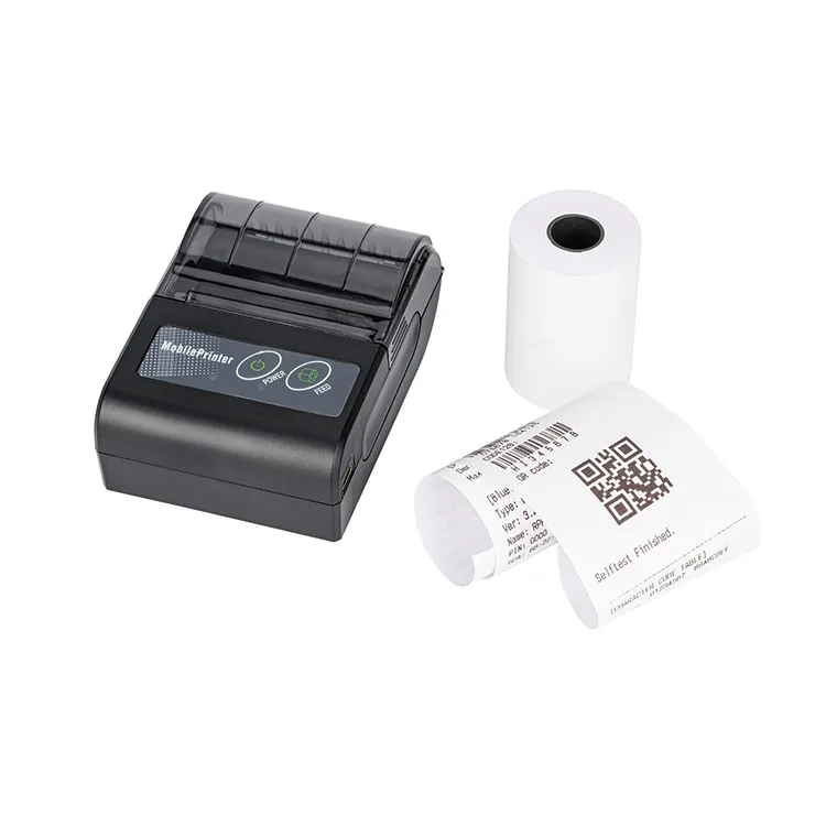 58mm Mobile Bluetooth Mini Handheld Tharmal Printer Usb Mini Ticket Wireless Thermal Receipt Printer