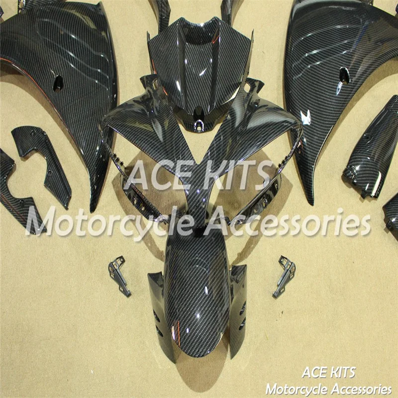 New ABS Water transfer carbon fiber For YAMAHA YZF R1 2013 2014  Various Color Patterns Can Be Customized NO.2556