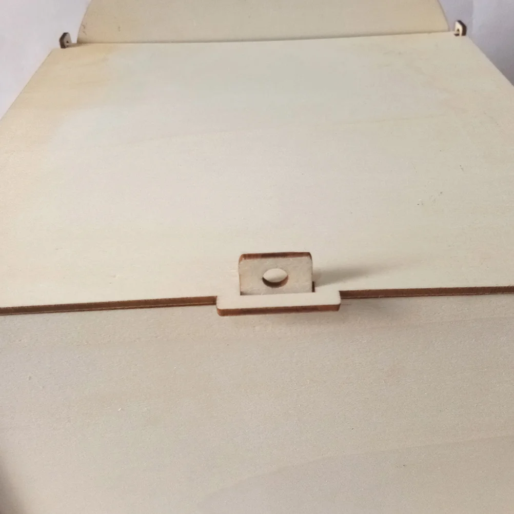 

Wedding Wooden Post Box Rustic Artistic Locked Mailbox for Wedding Engagement Gift Holder Decor Rustic Post Box