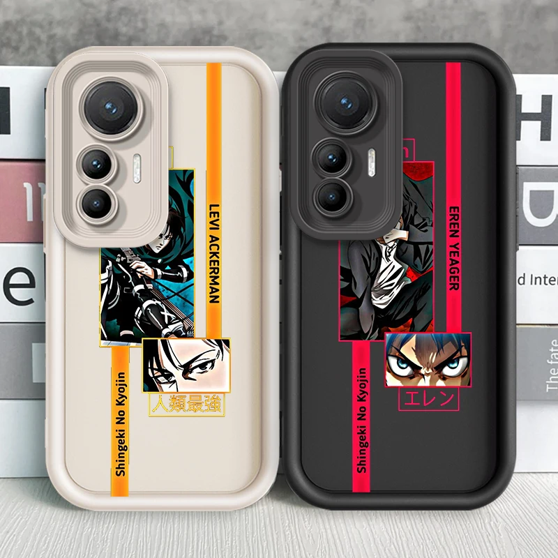 Shingeki No Kyojin Anime Art Eye Ladder For Xiaomi MI 14 12T 11 Lite Poco M3 X5 X4 F5 F4 F3 F2 GT Pro 5G TPU Phone Case