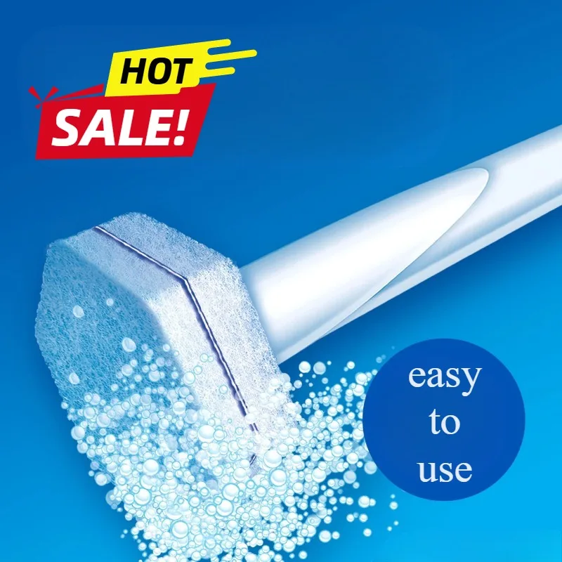 Disposable Toilet Cleaning Brush Set, Quickly Clean Toilet, Convenient Use, Suitable for Home Storage