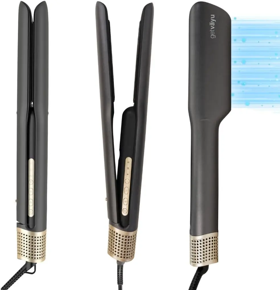 

2-in-1 Wet to Dry Hair Straightener & Blow Dryer with AI Heat Control, High-Speed Airflow, Ionic Frizz Reduction