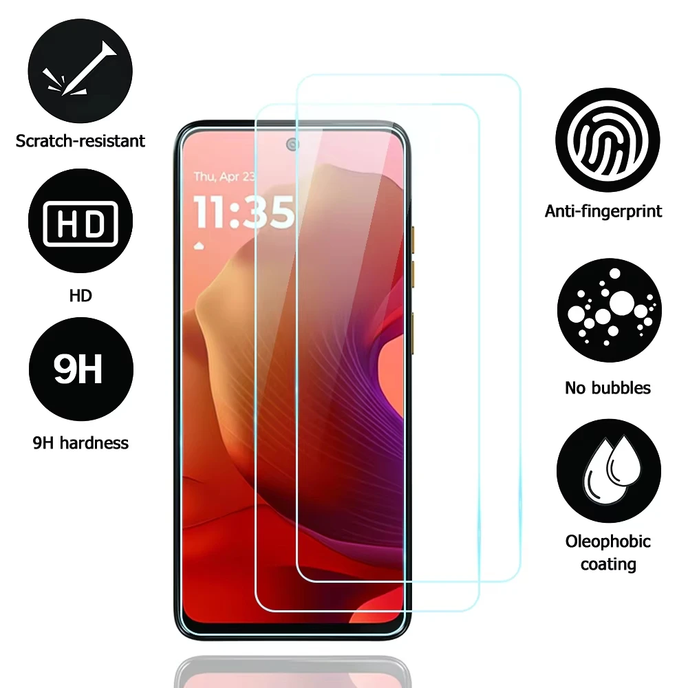 3PCS Protective Glass For iPhone 18 Pro Max 17 16 15 14 13 12 11 Pro 16 15 14 Plus XR XS Max 16e 12 Mini Screen Protector Glass view 2