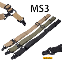 Tactical MS3 1 2 Points Rifle Sling Swivel RSA Paraclip Hunting Low Profile Metal Clips Mount Carbine Gun Strap on AR15 HK416