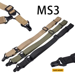 Tactical MS3 1 2 Points Rifle Sling Swivel RSA Paraclip Hunting Low Profile Metal Clips Mount Carbine Gun Strap on AR15 HK416