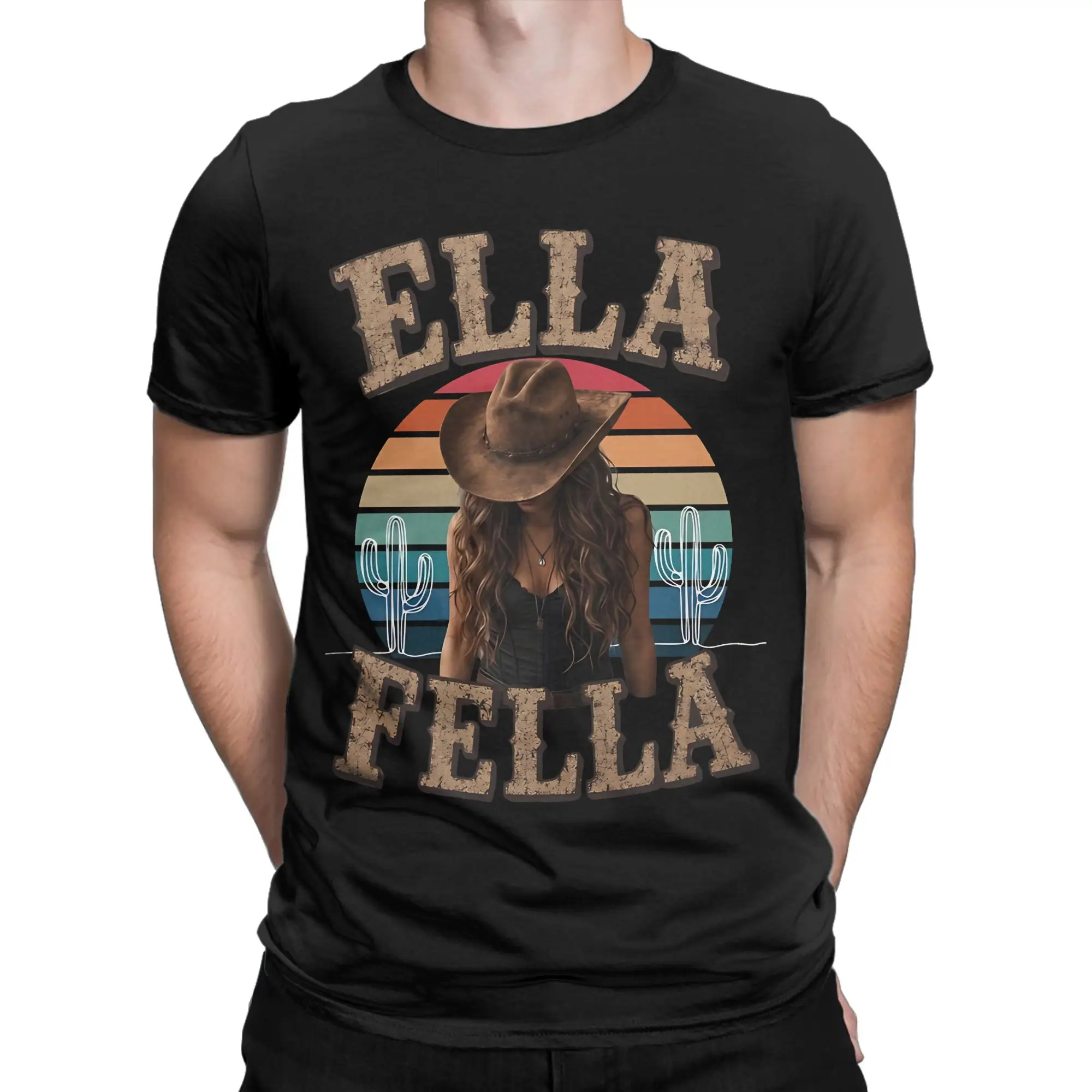 Men Women Member of the Ellas Fella Club T Shirts  Cotton Clothing Vintage Short Sleeve Round Neck Tee Shirt Plus Size T-Shirt