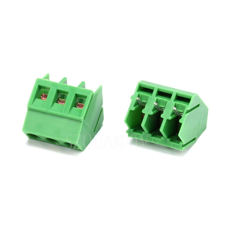 

20pcs/lot KF103-5.0-2P KF103-3P Pitch 5.08mm 300V/10A Straight Pin PCB 2 Pin 3 Pin Screw Terminal Block Connector KF103-5.0-3P