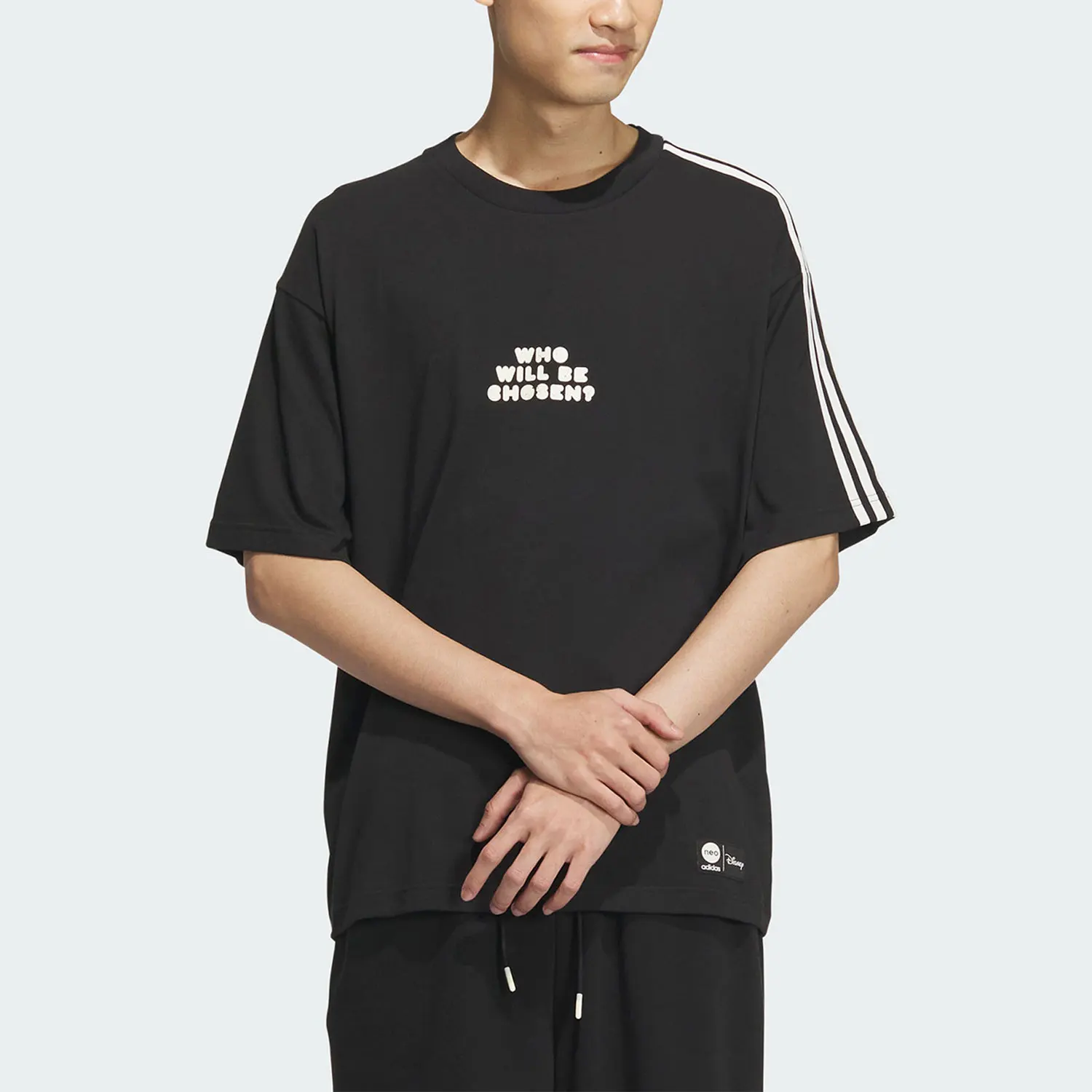 

Adidas оригинальная свободная спортивная футболка унисекс Pixar Three-Eyed Alien с короткими рукавами IP9365