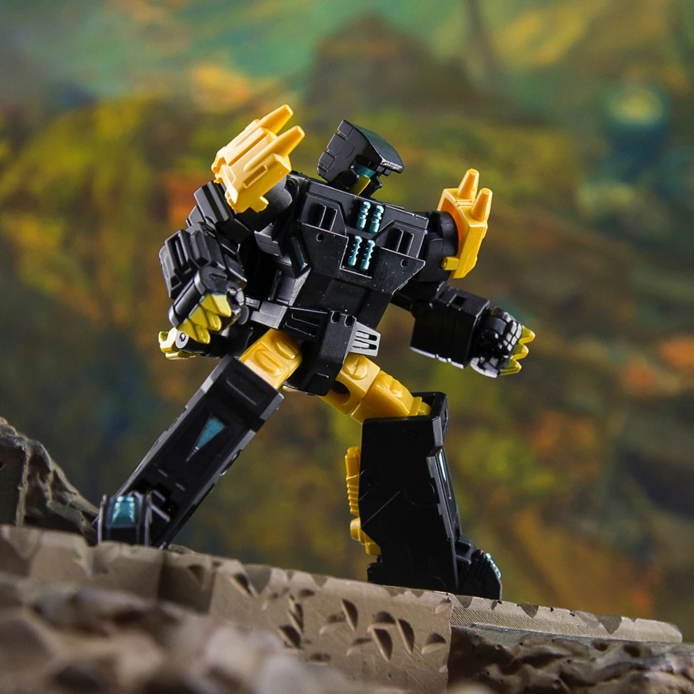 Trasformazione Dr. Wu DWE55B Black Impact Wave Tape Original Mecha Action Figureals Brinquedos Model