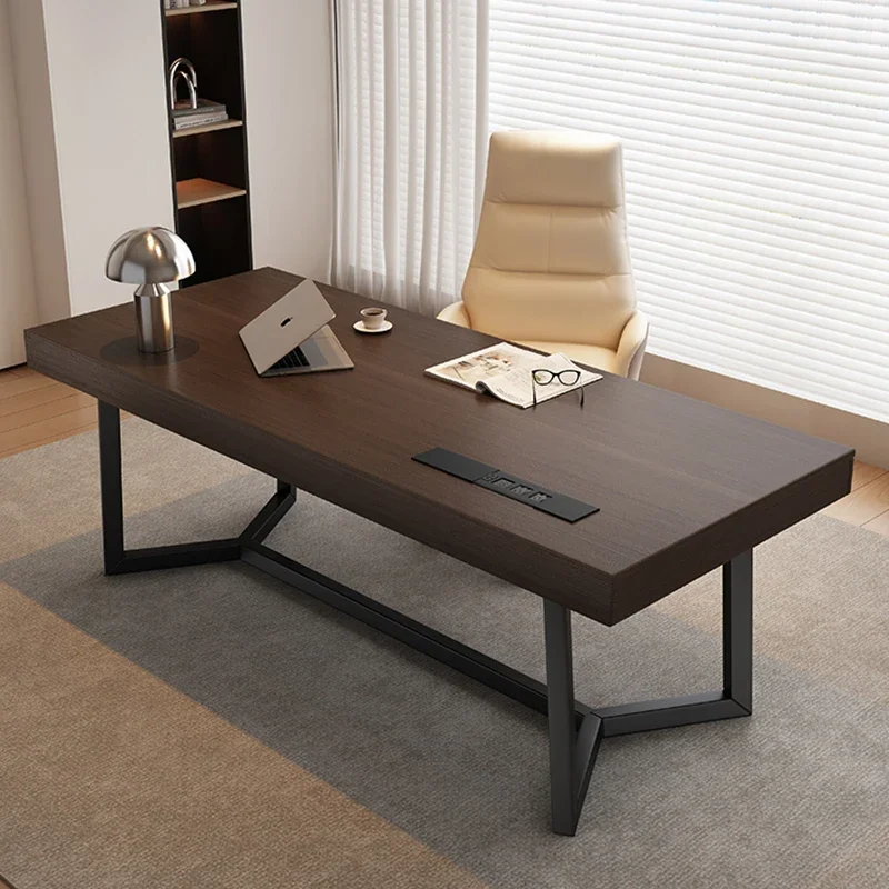 

Shaped Executive Multifunction Home Furniture Minimalist Gaming Tables Writing Table Professional Escritorio Computer Offices