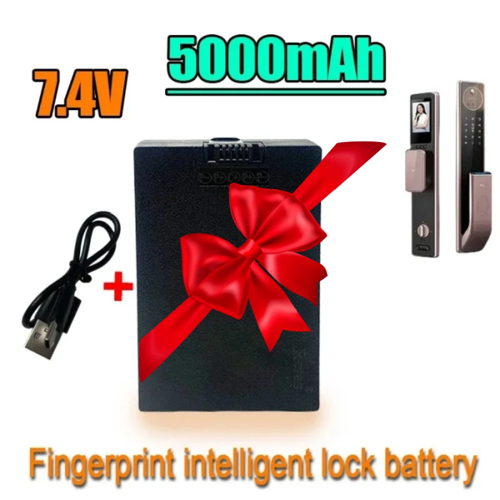 

7.4V 5000mAh Lithium Smart Door Lock Battery for ZNS-09 ZNS-09A ZNS-09B ZNS-09C ZNS-09D ZNS-09E ZNS-09F ZNS-09G ZNS-09H