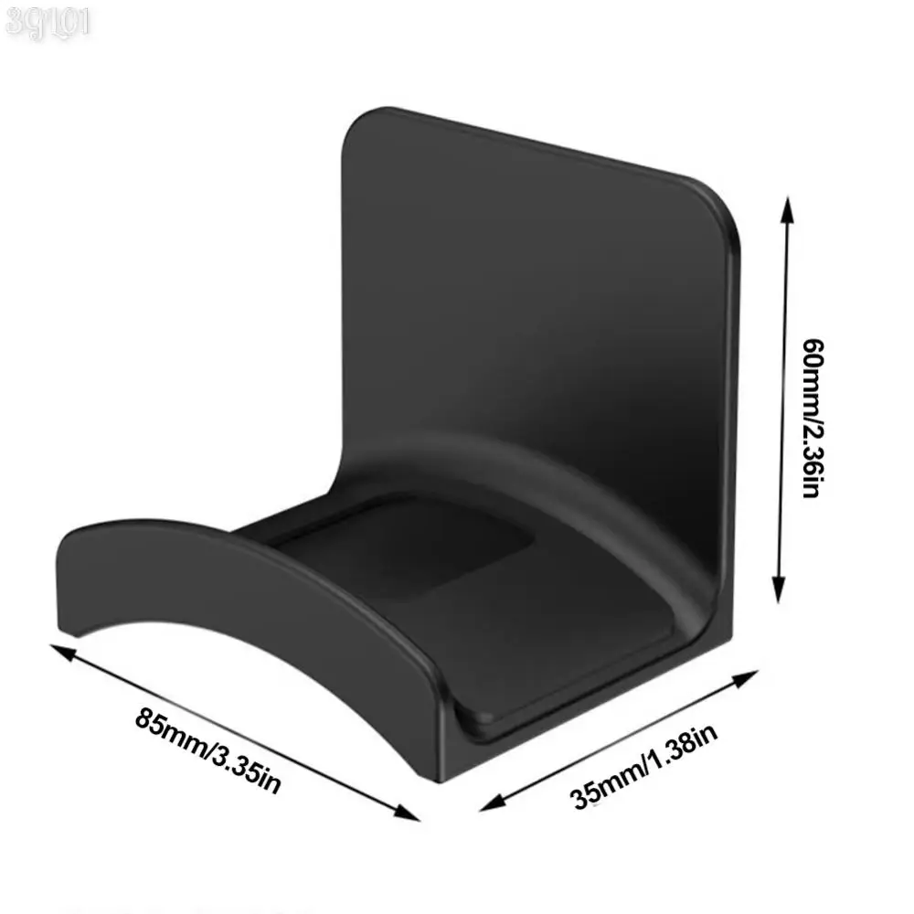 범용 벽걸이 거치대 접착식 헤드폰 행어 헤드폰 거치대, 손쉬운 손상 없는 벽 책상 또는 PC 장착용