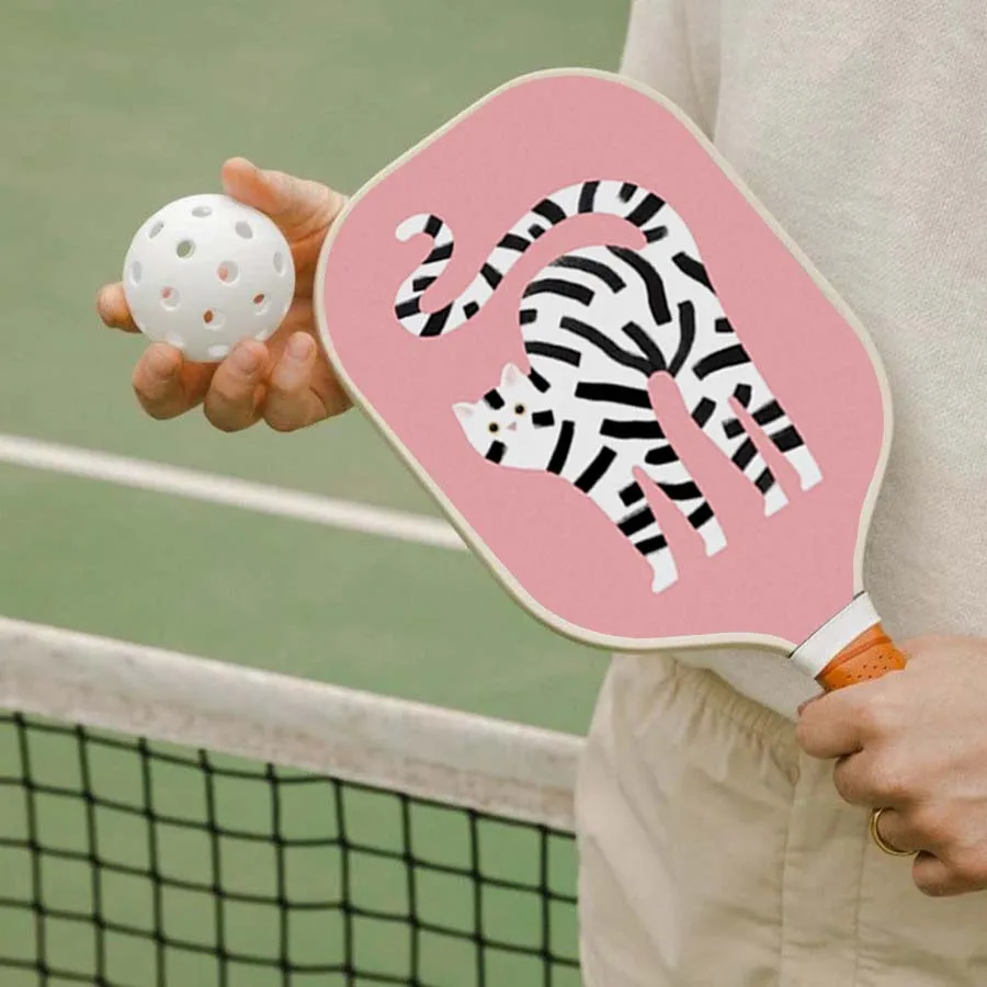 Thermoformed T700 Raw Carbon Fiber Fiberglass Pickleball Paddle Spin Textured Surface With Foam Edge Ergonomic Grip Lucky053