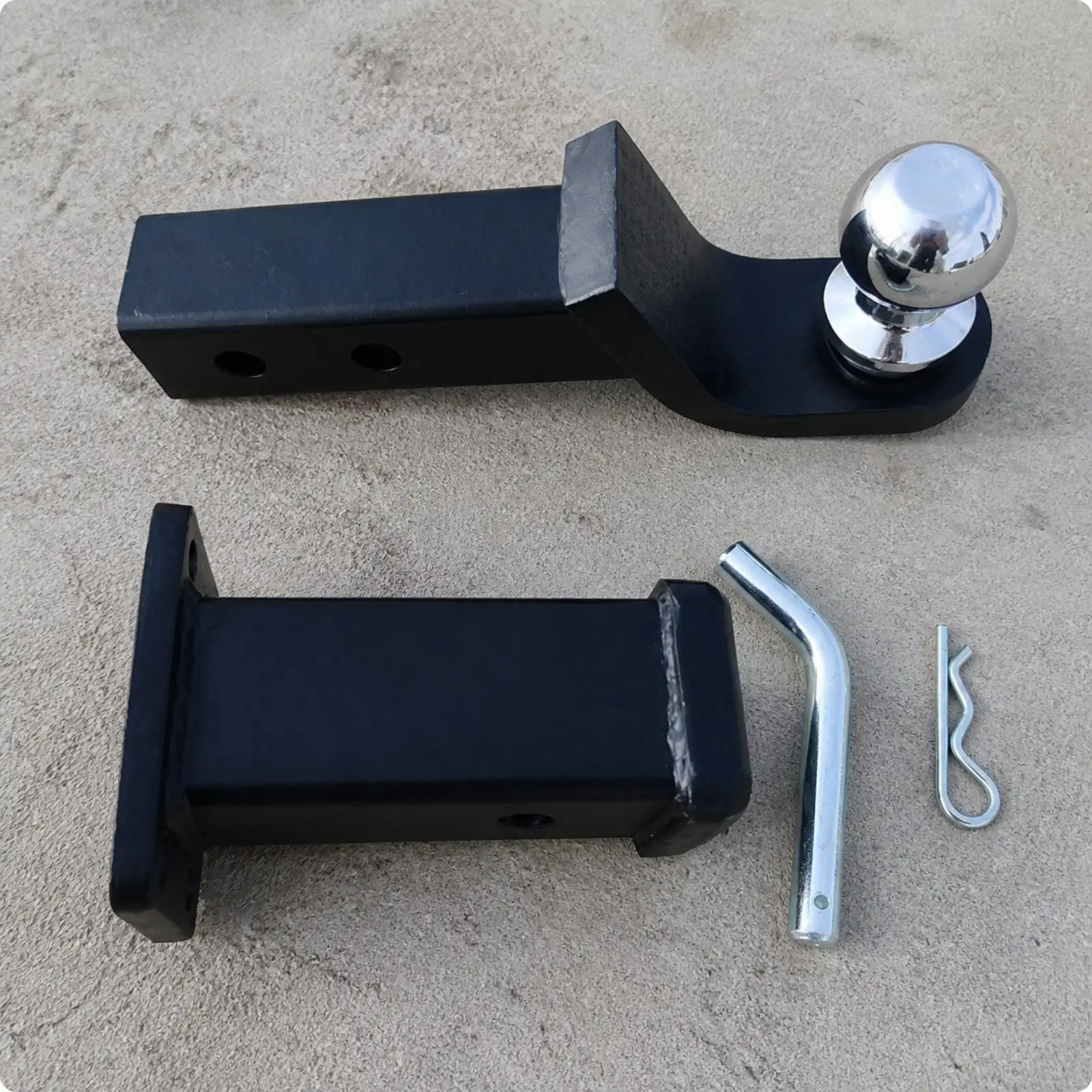 Trailer Ball Cover 2 Inch Hitch Coupler with Retaining Pin for Heavy Duty Towing and Recreational Use