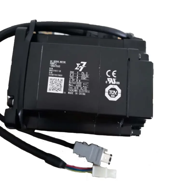 

Hot sell Brand new original SGM7J-08A7C6S 750w Yaskawa ac servo motor for tensile tester