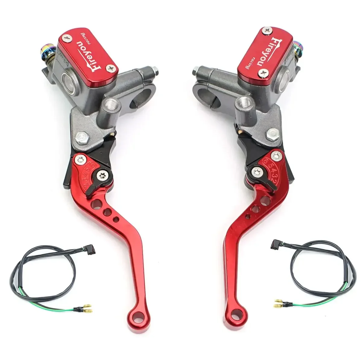 Dźwignie hamulca i sprzęgła hydraulicznego 22mm 7/8 cala do motocykli, pompa hamulcowa do Honda SH 125 Yamaha Aerox Kawasaki Pitbike
