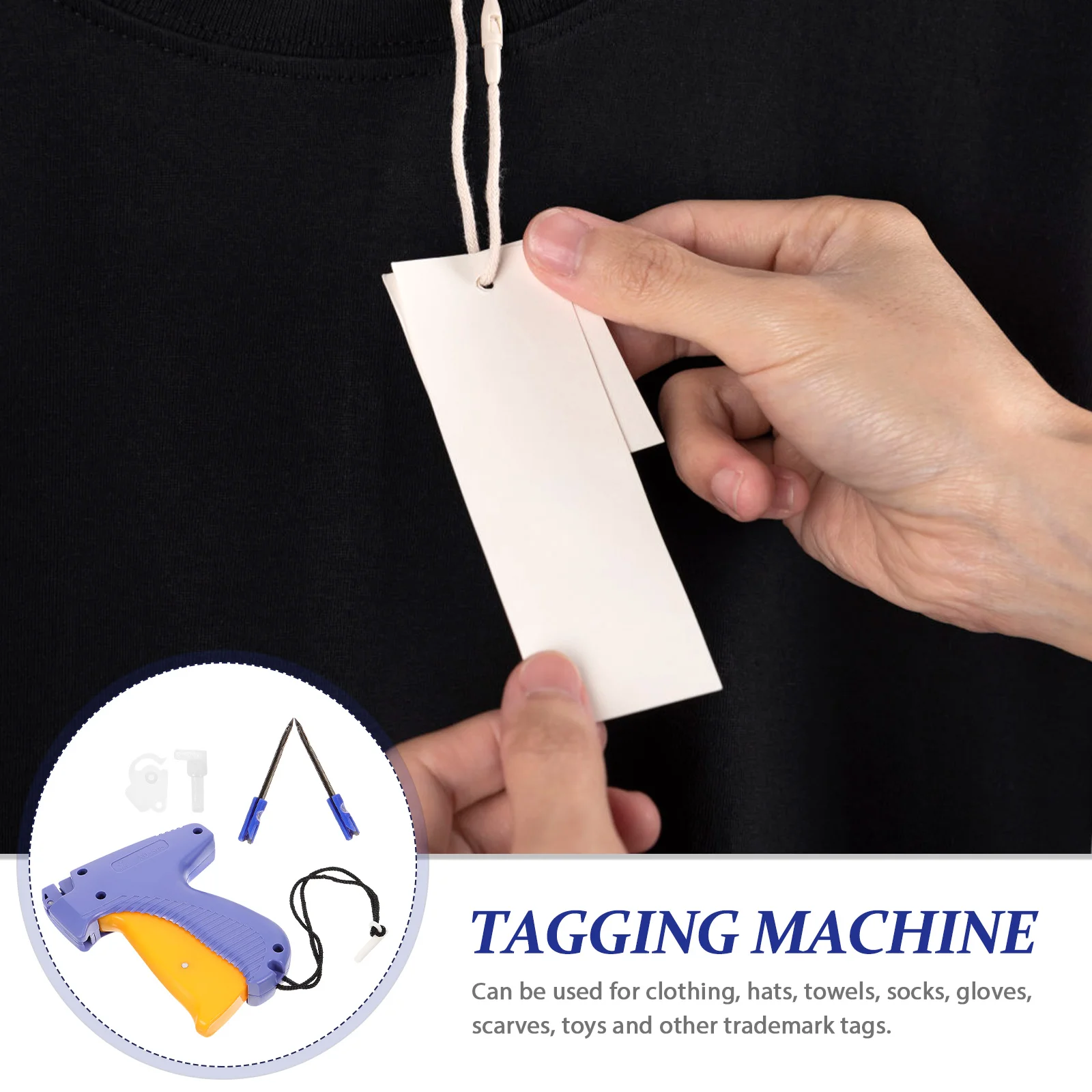 

Glue Needle Gun Washable Clothes Labels Applicator Tag Fasteners Material Hang Tags Plastic Labeler Pricing Attacher Retail