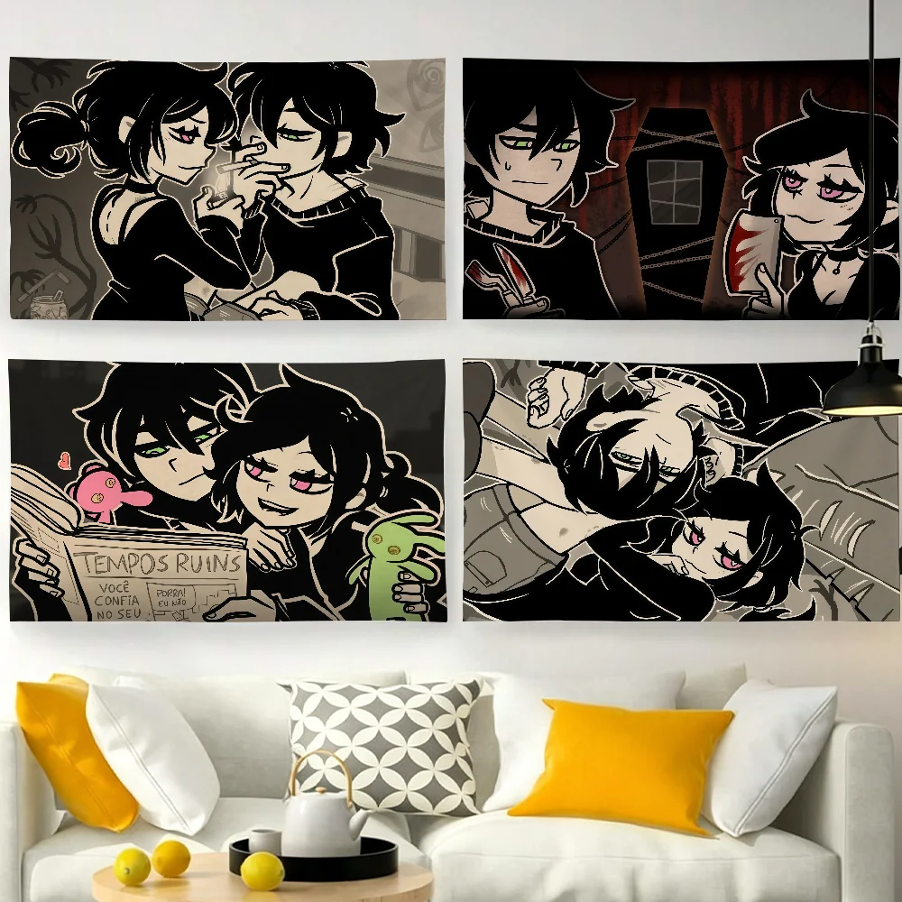 Game the Coffin of Andy and Leyley flag For Garden Party Living Room Home Wall Decor Banner Bedroom Outdoor Tapestry