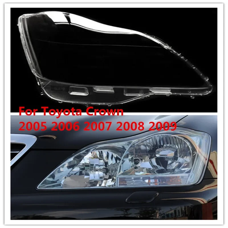 

HTTCY линза передней фары для Toyota Crown 2005 2006 2007 2008 2009, сменная крышка фары, автоматический корпус, абажур, крышка