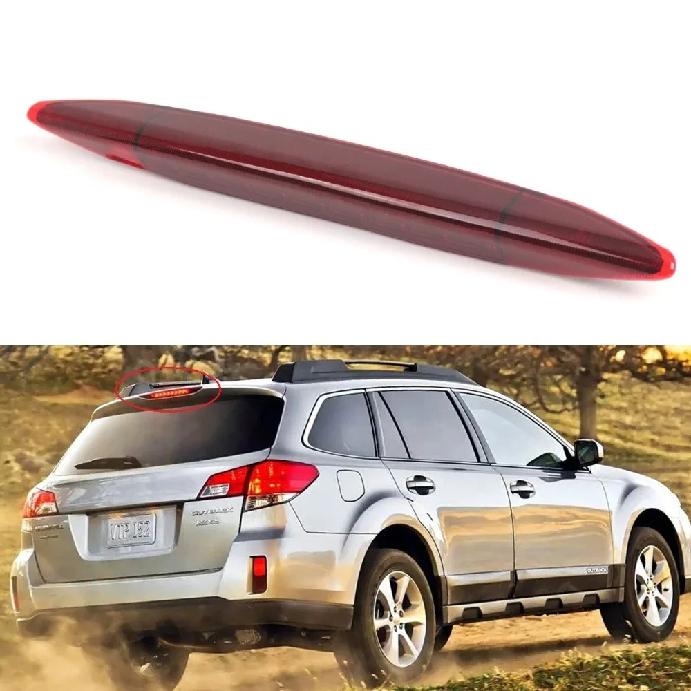 Car Third high mounted brake lightBlack Red Car Rear Brake Signal Lamp Taillight 84701AJ01A VC02-116 For Outback 2010-2014