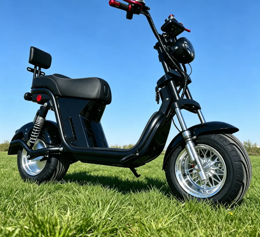 High Speed Electric Motorcycle 110V Lead-acid Battery Adult Racing E-Bike With EEC Certification