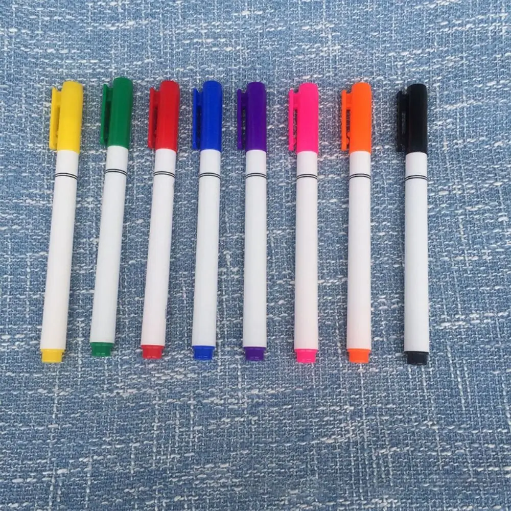 8PCS/Set Waterproof Art Graffiti DIY Crafts Drawing Supplies T-shirt Markers Painting Tools Textile Paint Pen Fabric Marker Pen