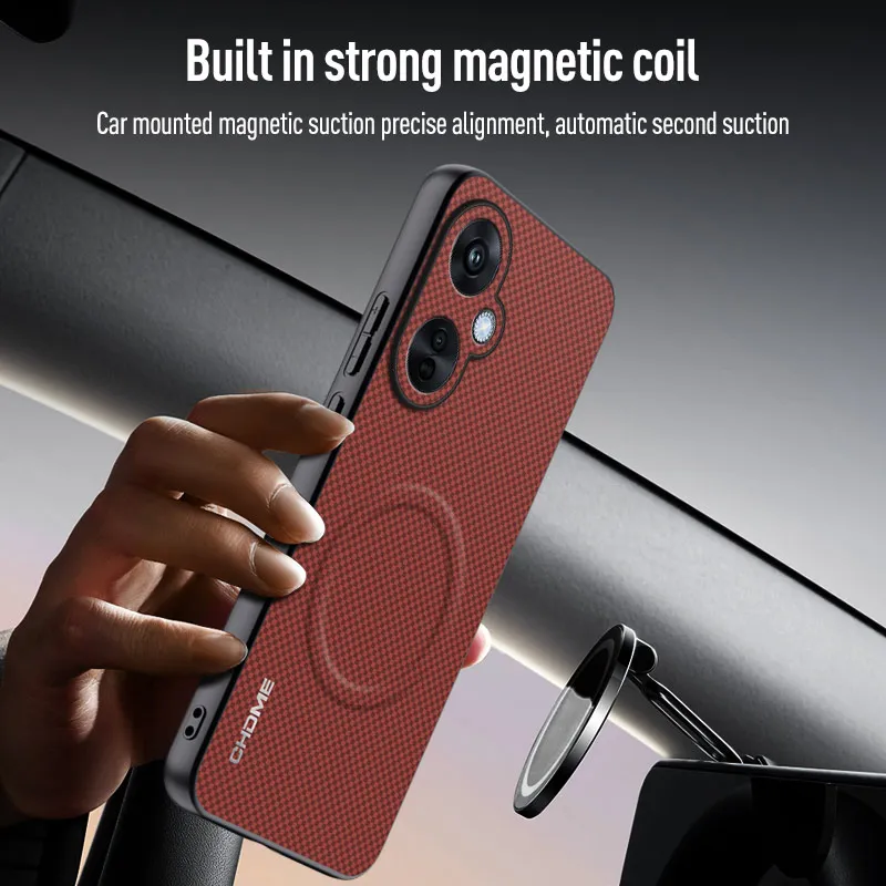 For OnePlus Nord N30 5G Case Luxury Car Magnetic Holder Phone Case For One Plus Nord N30 NordN30 Silicone Shockproof Back Cover