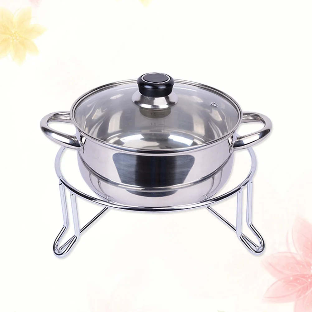 

Stainless Steel Heat Resistant Mat Non-Slip Rack For Hot Dishes Table Protector Pot Holder Kitchen Bbq Tool