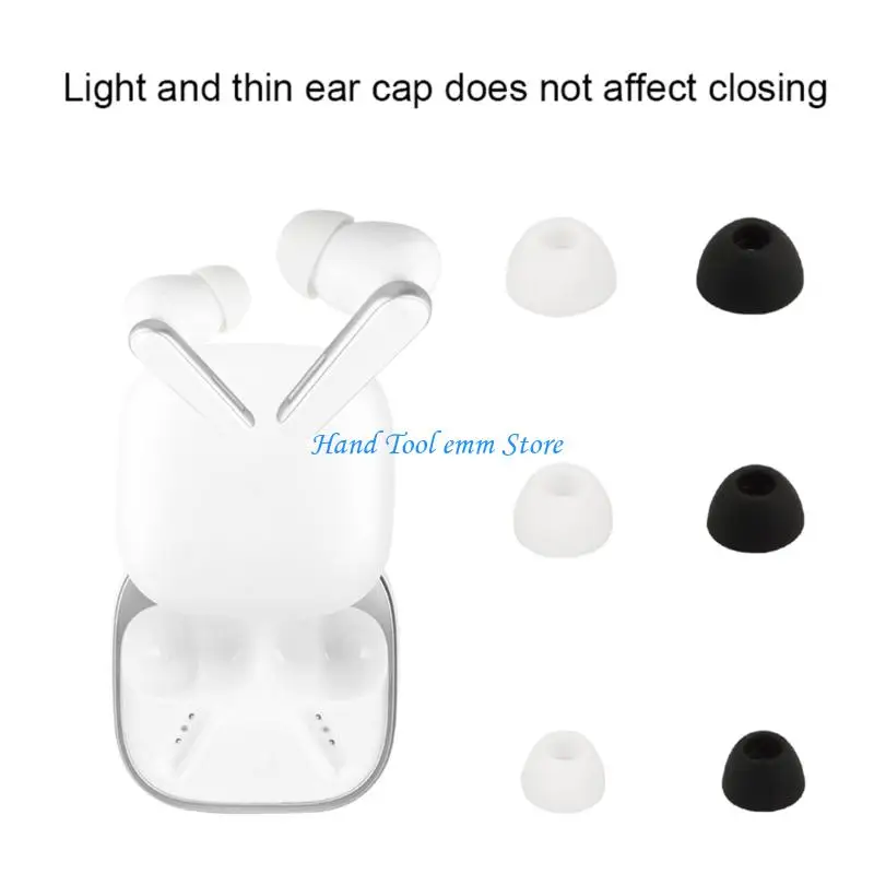 H37F Soft Ear Cushions Inserts Protector Case Skin Sleeve Prolonged Use for Liberty 5