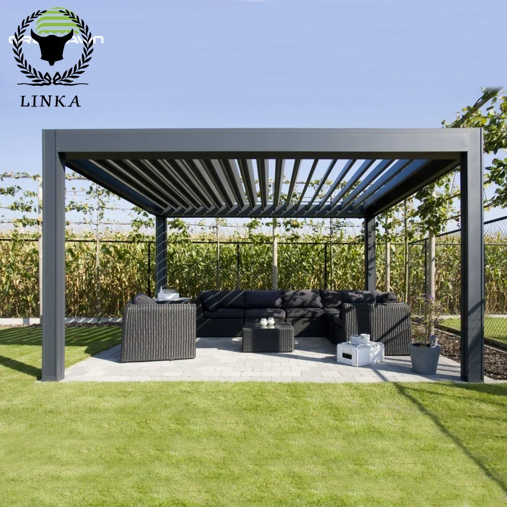 Aluminium Pergola Closed Roof Pergola Aluminium Outdoor 3x4 Pergola China Manufacturer