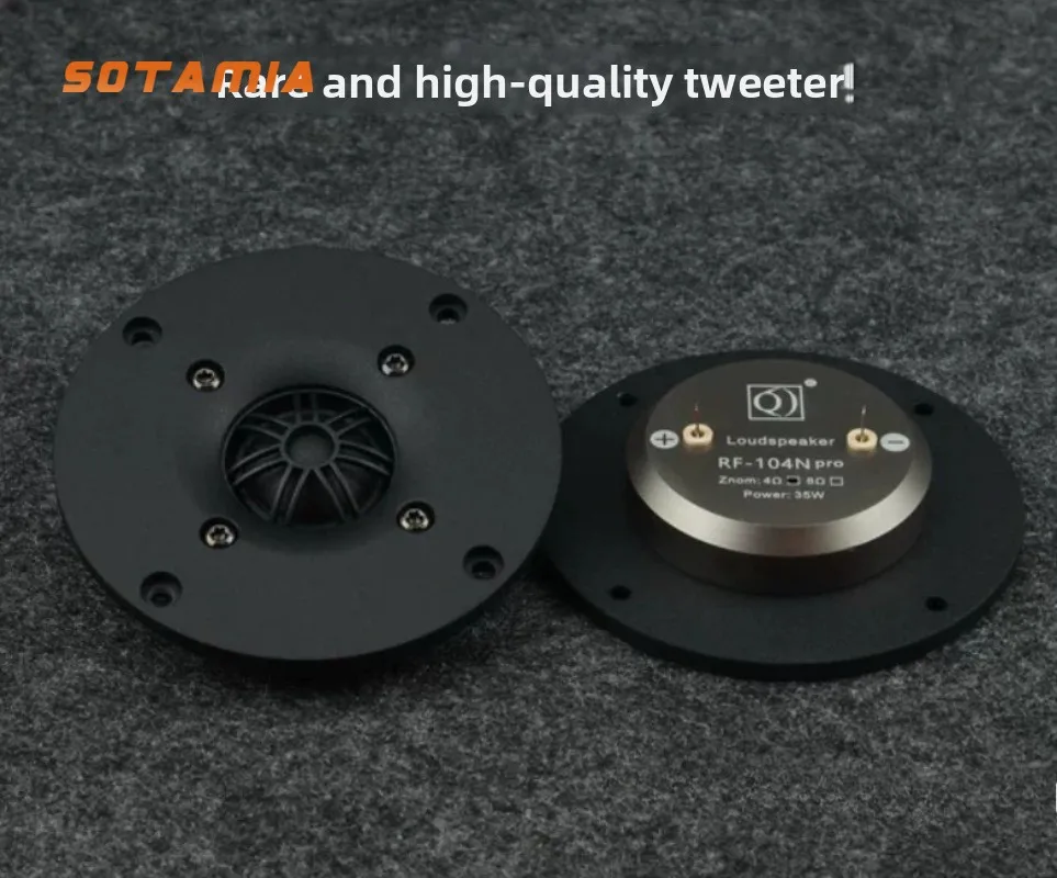 

SOTAMIA 2PCS 104mm 4 Inch Fever Tweeter Dome Foam Silk Film Tweeter DIY Bluetooth Speakers Home Theater Sound System