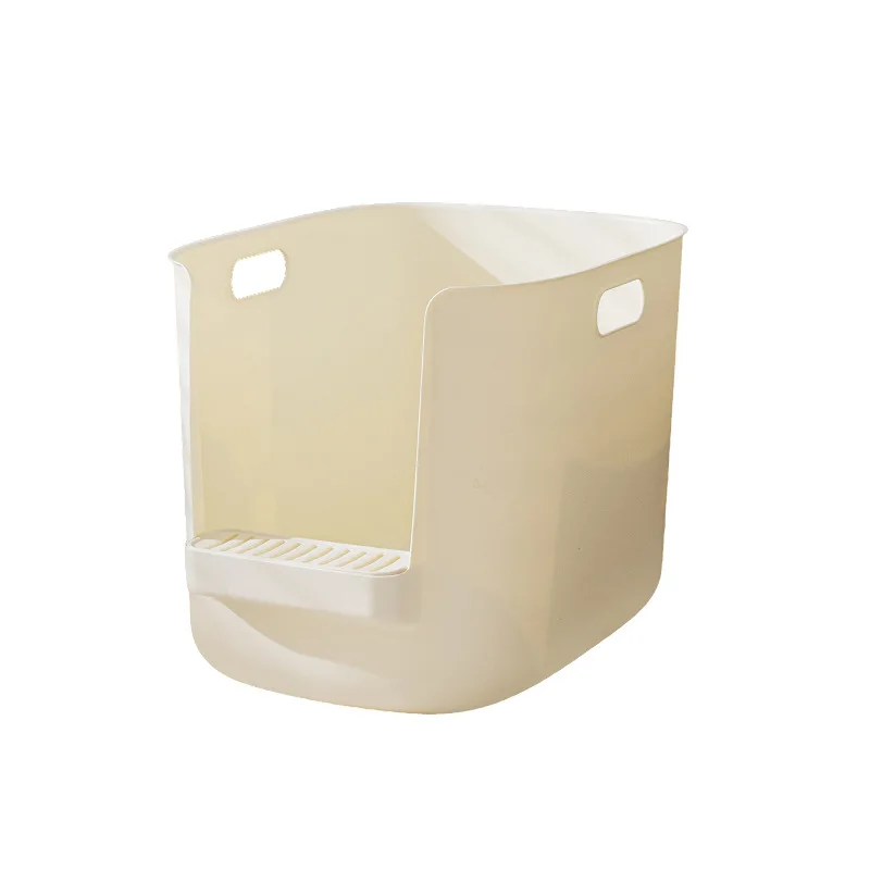 Caja de arena para gatos Maine Coon extra grande abierta, paredes altas - imagen 4
